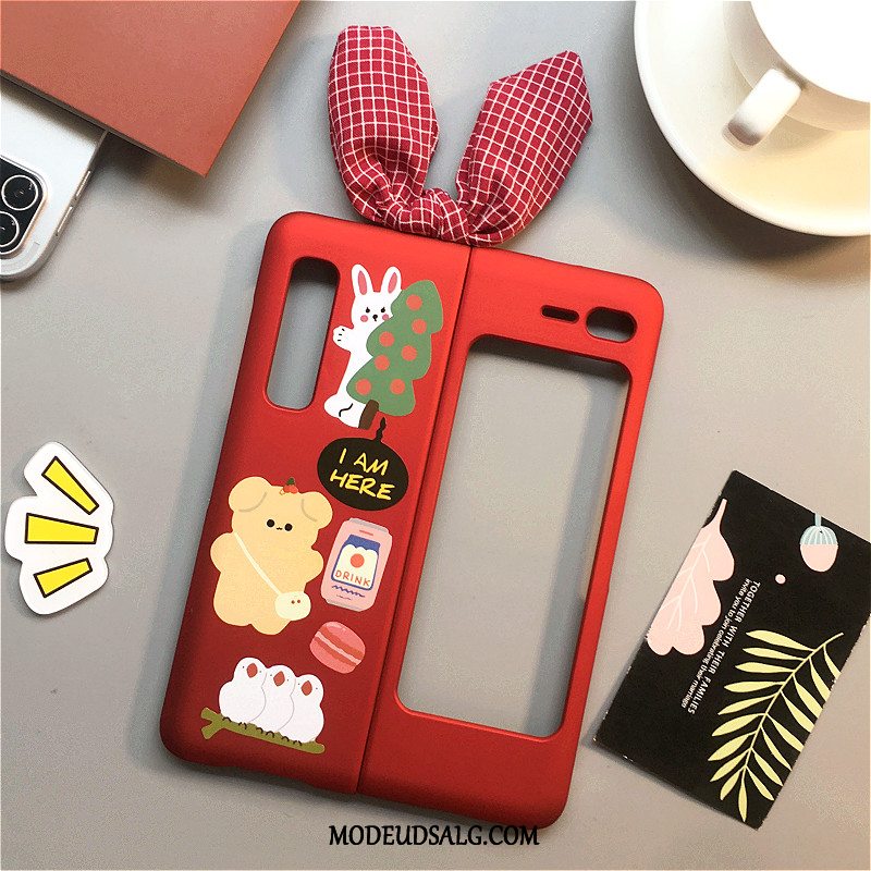 Samsung Fold Etui / Cover Nubuck Alt Inklusive Cartoon Gennemsigtig