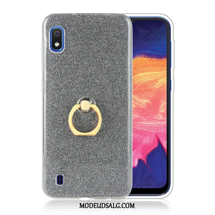 Samsung Galaxy A10 Etui / Cover Blød Pulver Ring Hvid