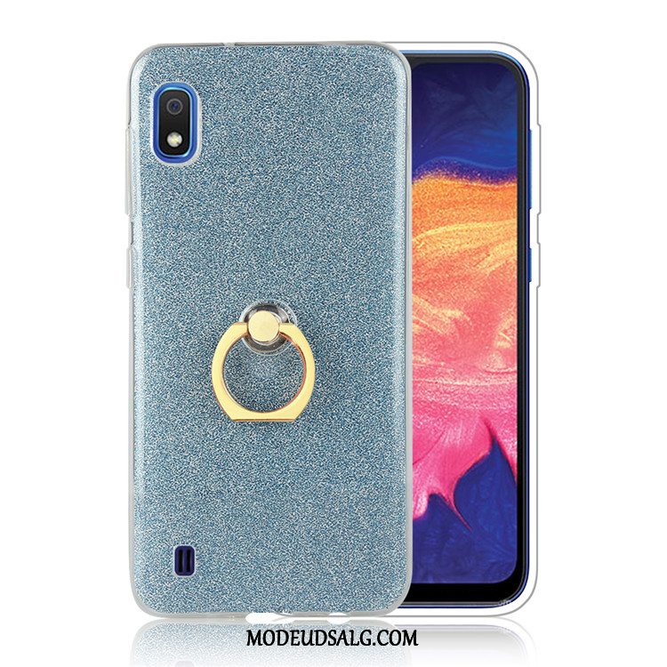 Samsung Galaxy A10 Etui / Cover Blød Pulver Ring Hvid