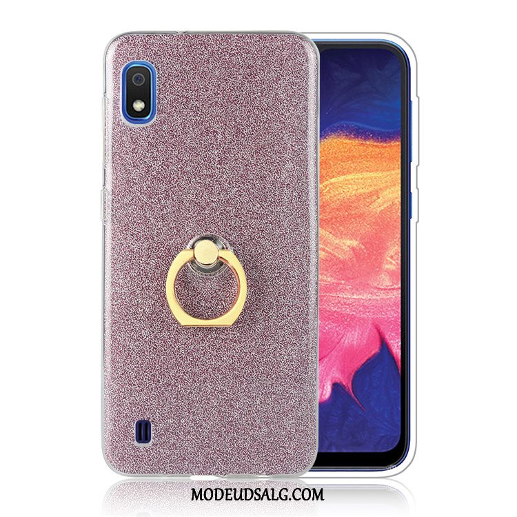 Samsung Galaxy A10 Etui / Cover Blød Pulver Ring Hvid