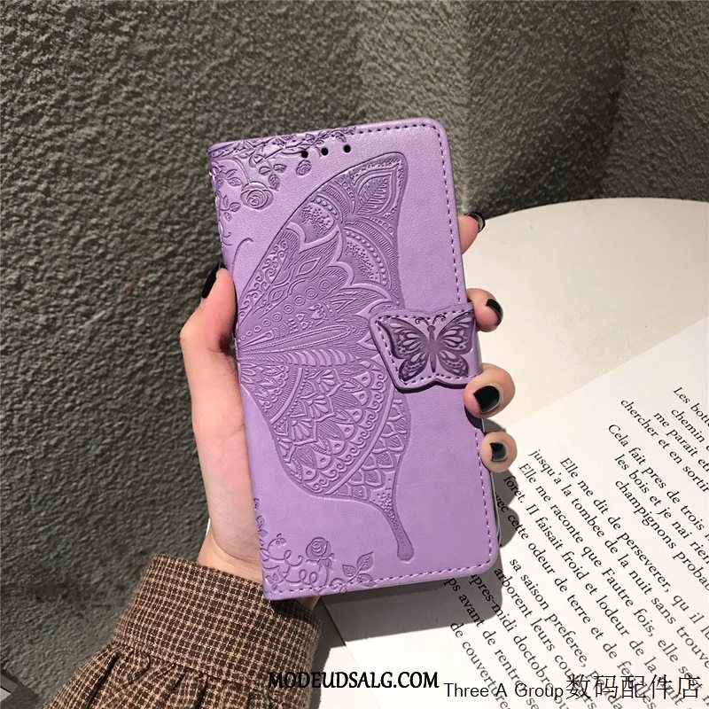 Samsung Galaxy A10 Etui Cover Folio Blå Blød Af Personlighed