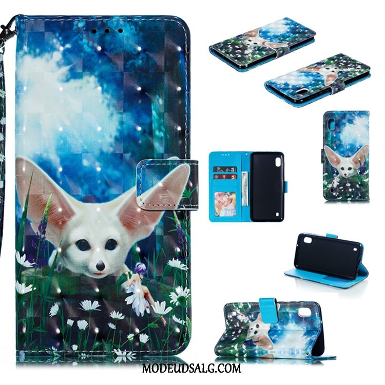 Samsung Galaxy A10 Etui / Cover Folio Blød Farve Alt Inklusive Anti-fald