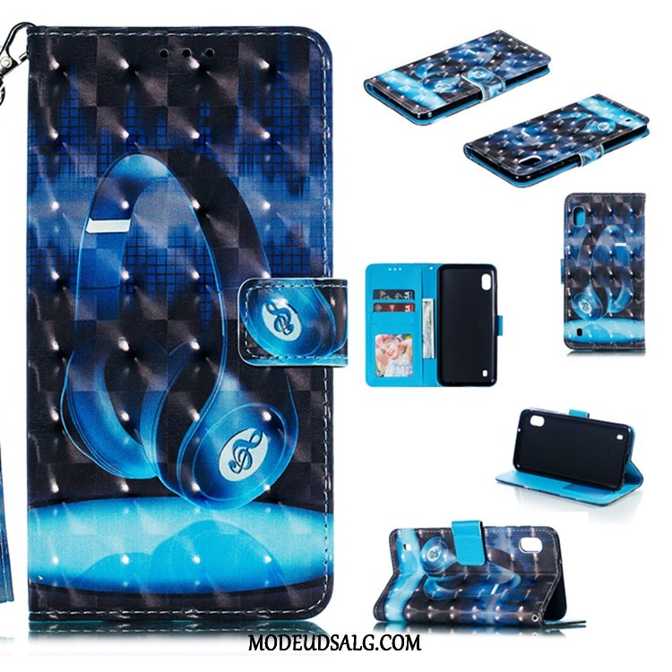 Samsung Galaxy A10 Etui / Cover Folio Blød Farve Alt Inklusive Anti-fald