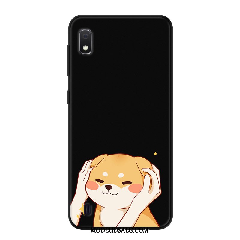 Samsung Galaxy A10 Etui / Cover Kreativ Anti-fald Beskyttelse Cartoon Blå