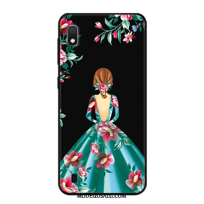 Samsung Galaxy A10 Etui / Cover Kreativ Anti-fald Beskyttelse Cartoon Blå