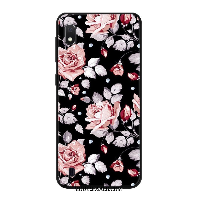 Samsung Galaxy A10 Etui / Cover Kreativ Anti-fald Beskyttelse Cartoon Blå