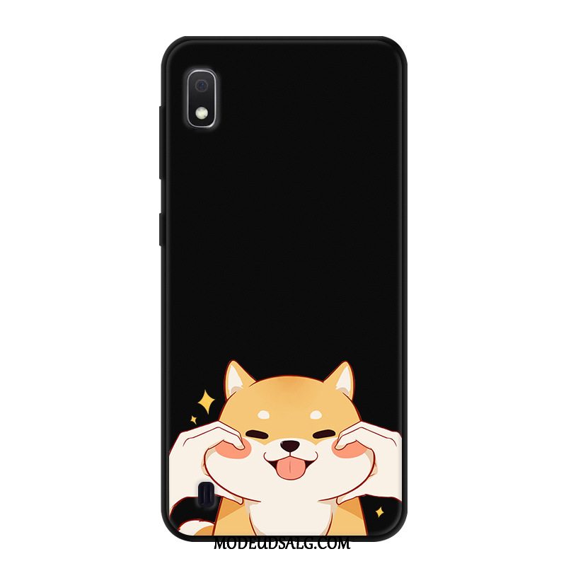 Samsung Galaxy A10 Etui / Cover Kreativ Anti-fald Beskyttelse Cartoon Blå