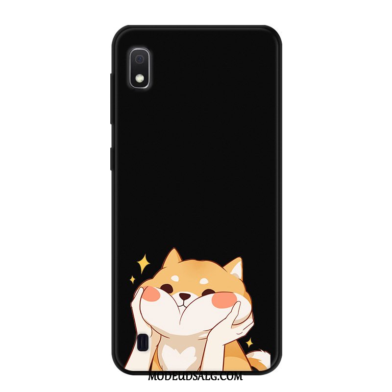 Samsung Galaxy A10 Etui / Cover Kreativ Anti-fald Beskyttelse Cartoon Blå