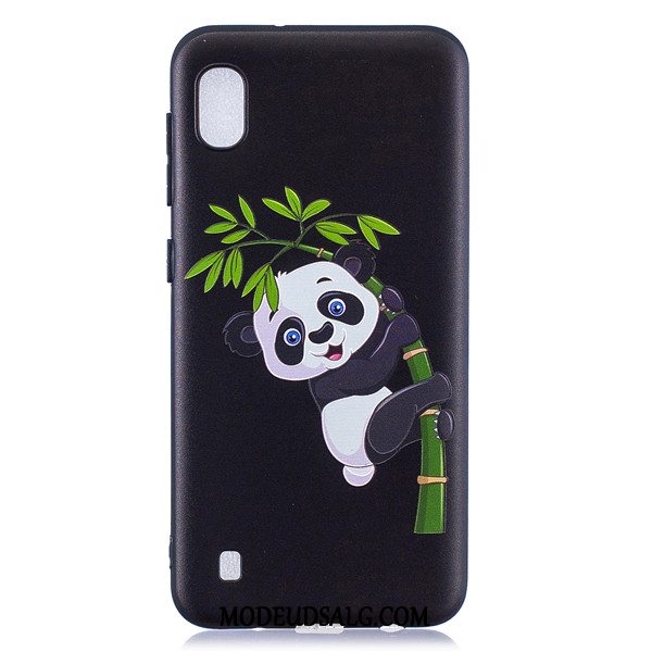 Samsung Galaxy A10 Etui / Cover Trend Blå Cartoon Nubuck Alt Inklusive