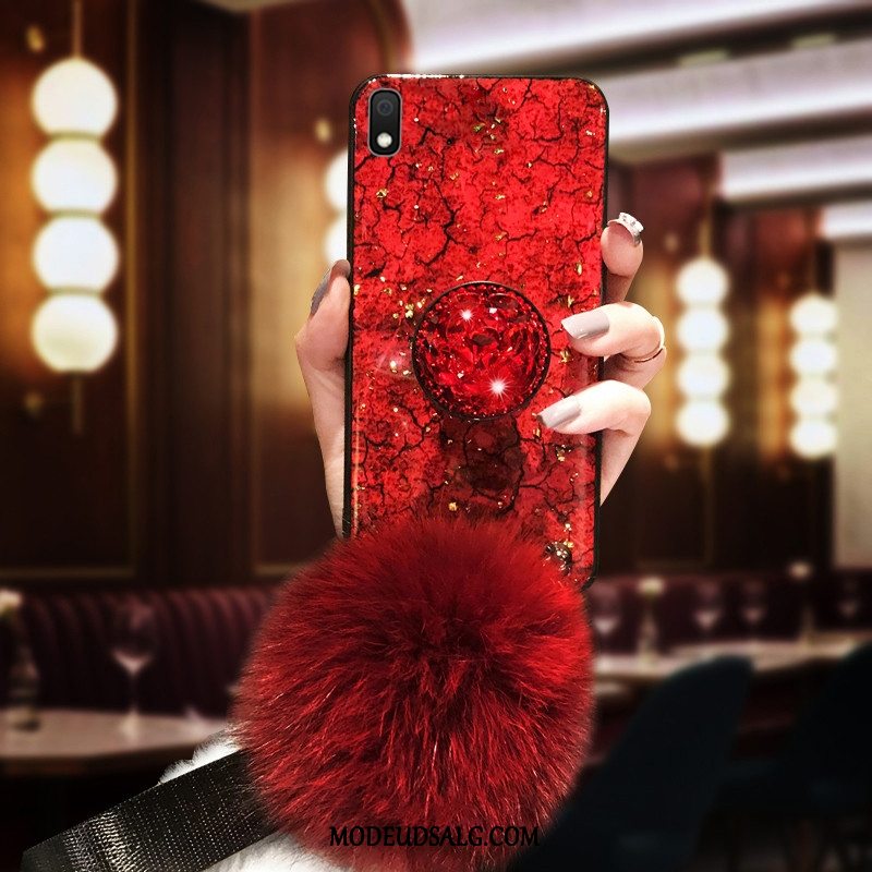 Samsung Galaxy A10 Etui Grøn Cover Strass