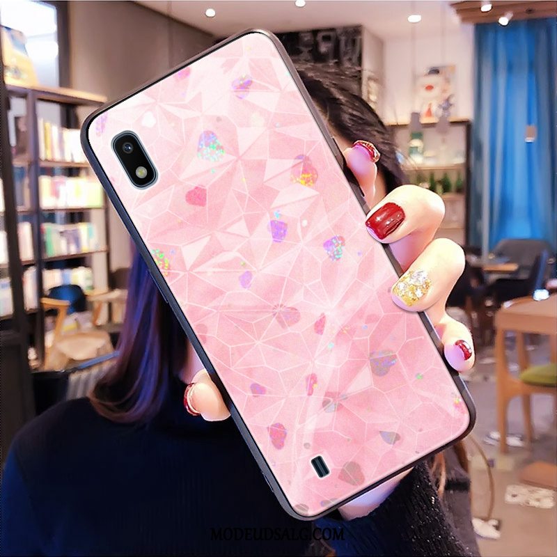 Samsung Galaxy A10 Etui Mønster Alt Inklusive Cover Lyserød Beskyttelse