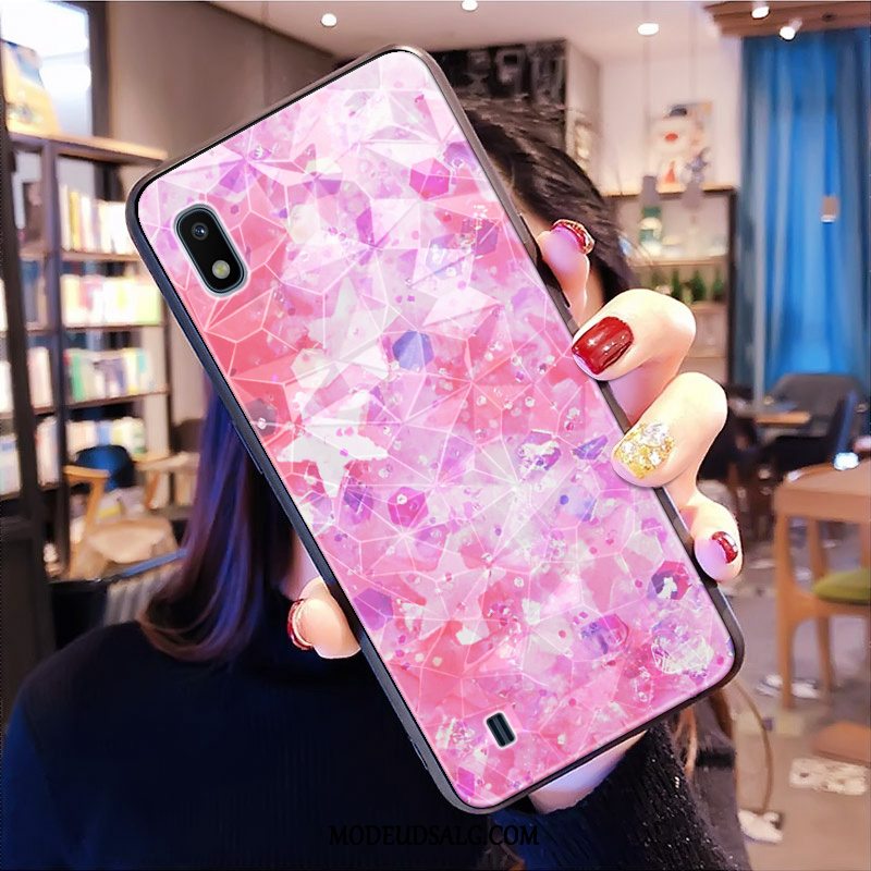 Samsung Galaxy A10 Etui Mønster Alt Inklusive Cover Lyserød Beskyttelse