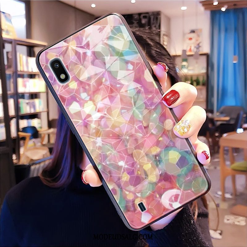 Samsung Galaxy A10 Etui Mønster Alt Inklusive Cover Lyserød Beskyttelse