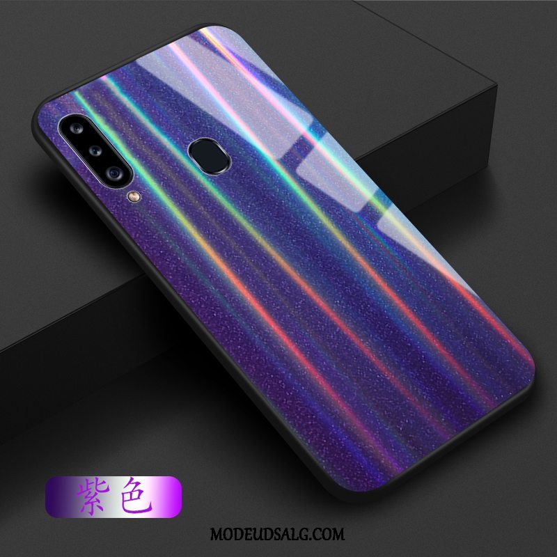 Samsung Galaxy A20s Etui Af Personlighed Gradient Lilla Blå Grøn