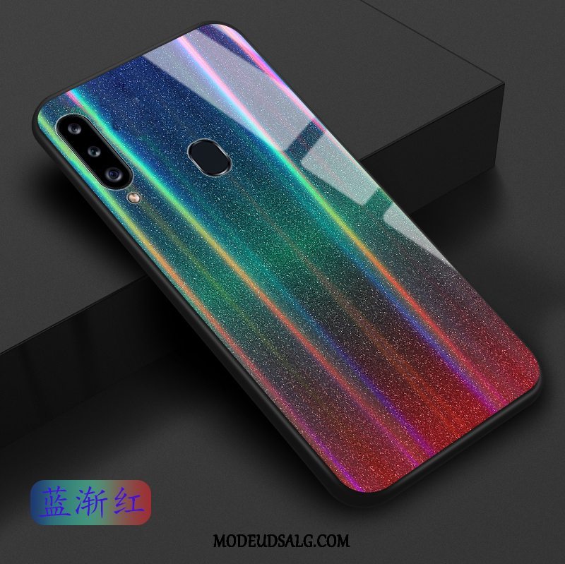 Samsung Galaxy A20s Etui Af Personlighed Gradient Lilla Blå Grøn