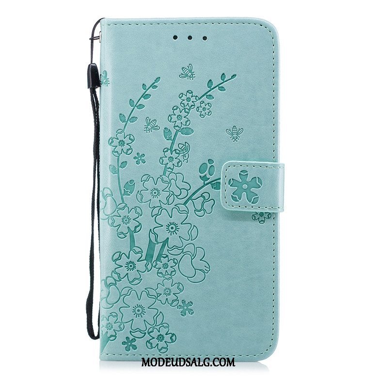 Samsung Galaxy A20s Etui / Cover Folio Beskyttelse Lilla Lædertaske Blød