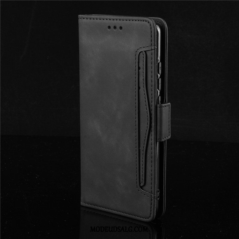 Samsung Galaxy A20s Etui Folio Brun Lædertaske Cover Tegnebog