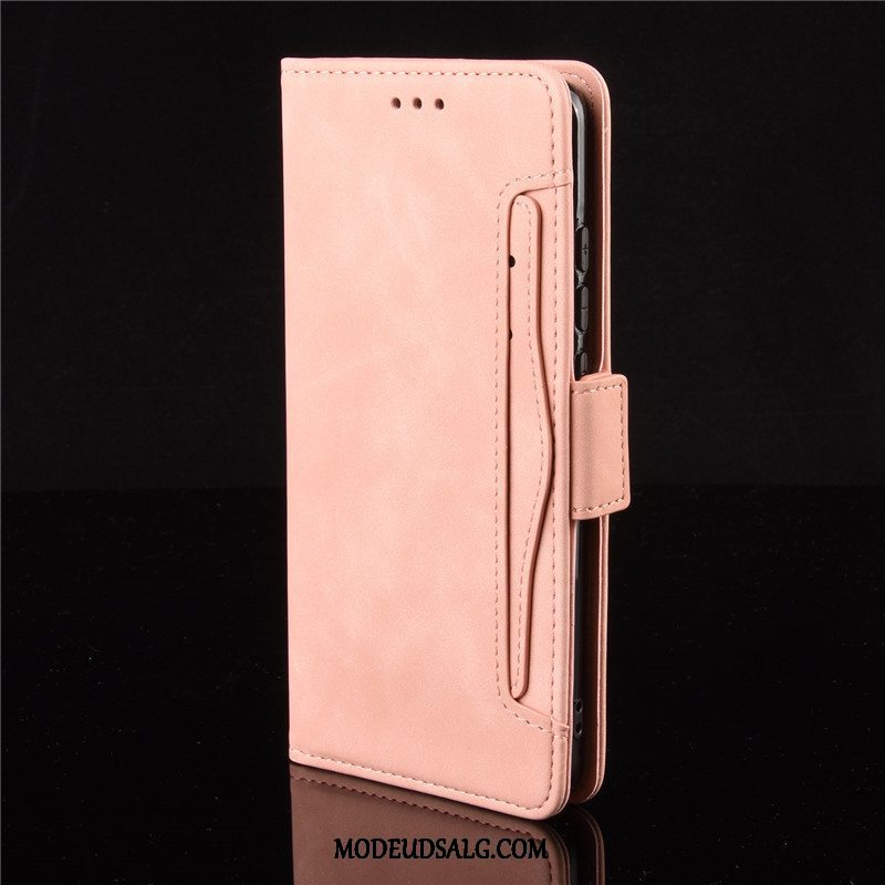 Samsung Galaxy A20s Etui Folio Brun Lædertaske Cover Tegnebog