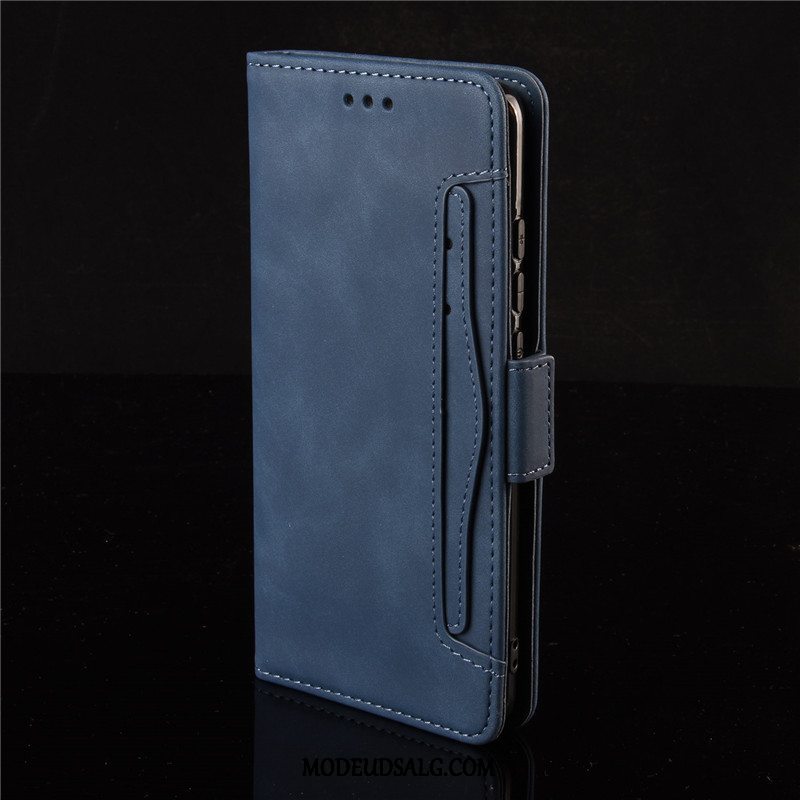 Samsung Galaxy A20s Etui Folio Brun Lædertaske Cover Tegnebog