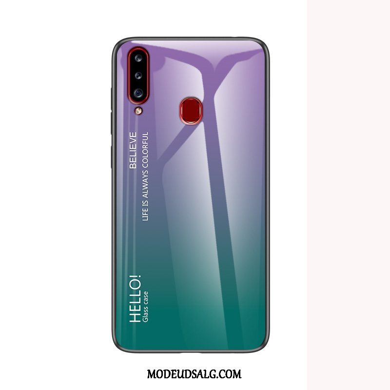 Samsung Galaxy A20s Etui Gradient Cover Beskyttelse Hård Trendy