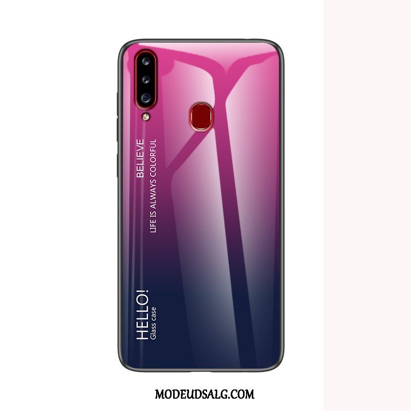 Samsung Galaxy A20s Etui Gradient Cover Beskyttelse Hård Trendy