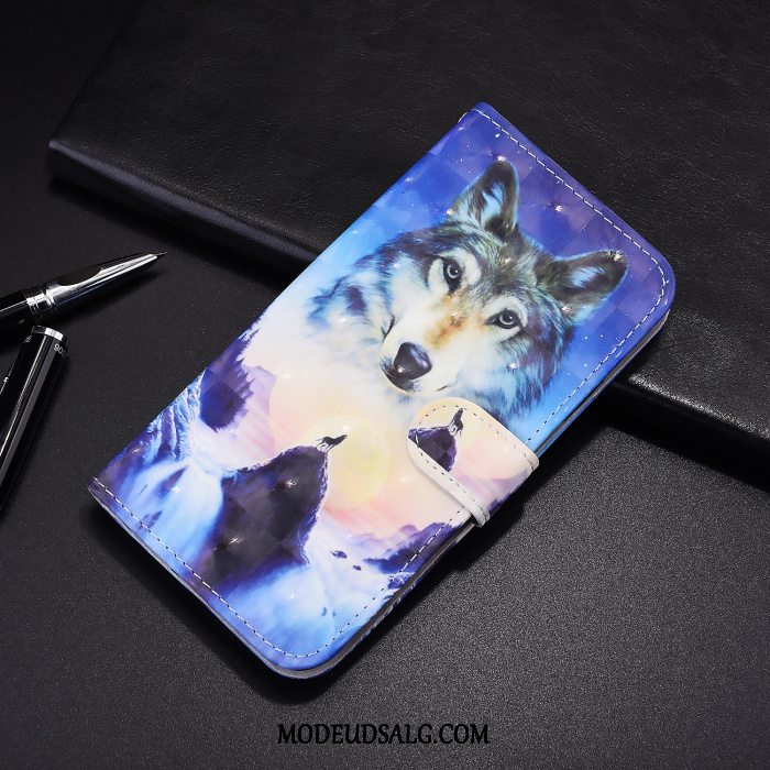 Samsung Galaxy A21s Etui Lædertaske Cover Beskyttelse Cartoon Clamshell