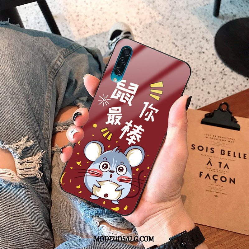 Samsung Galaxy A30s Etui Anti-fald Alt Inklusive Cartoon Rotte Cover