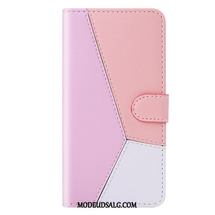 Samsung Galaxy A30s Etui Beskyttelse Sort Lædertaske Folio Splejsning