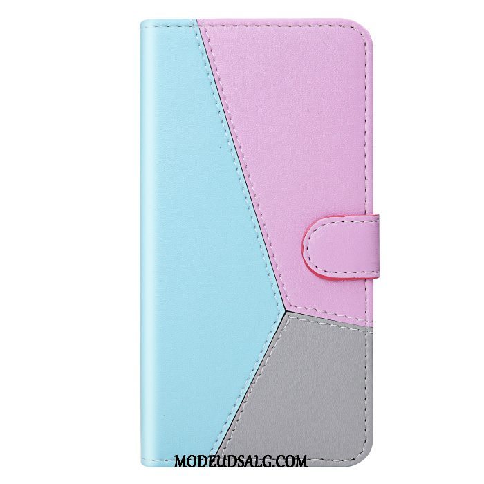 Samsung Galaxy A30s Etui Beskyttelse Sort Lædertaske Folio Splejsning