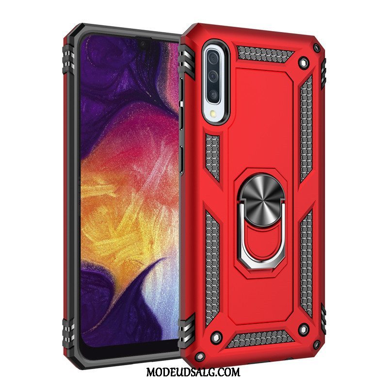 Samsung Galaxy A30s Etui Blød Beskyttelse Ring Hård Cover