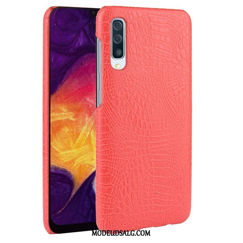 Samsung Galaxy A30s Etui / Cover Beskyttelse Læder Krokodille Mønster Kvalitet