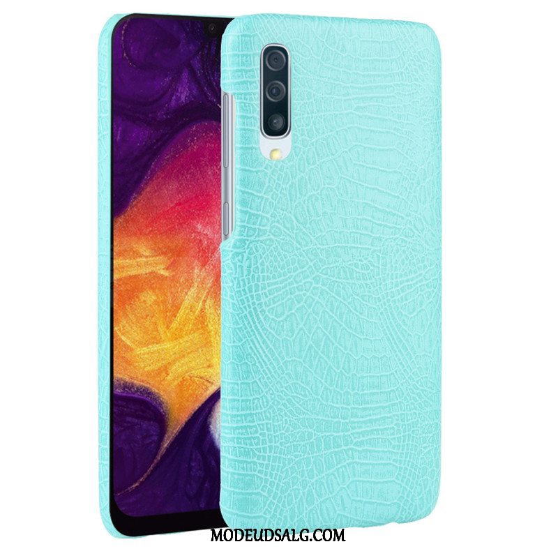 Samsung Galaxy A30s Etui / Cover Beskyttelse Læder Krokodille Mønster Kvalitet