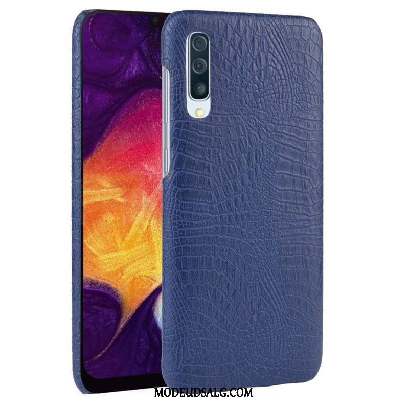 Samsung Galaxy A30s Etui / Cover Beskyttelse Læder Krokodille Mønster Kvalitet