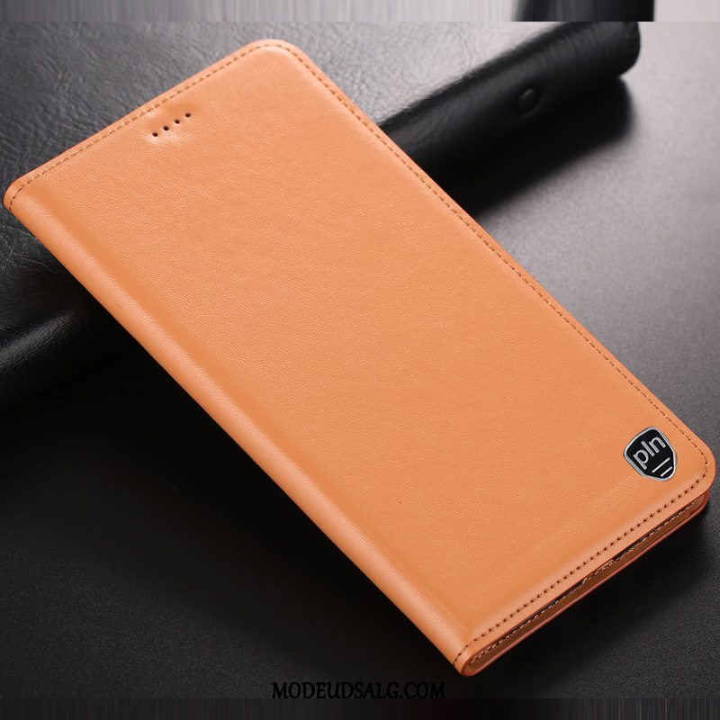 Samsung Galaxy A30s Etui / Cover Beskyttelse Mønster Folio Gul Lædertaske