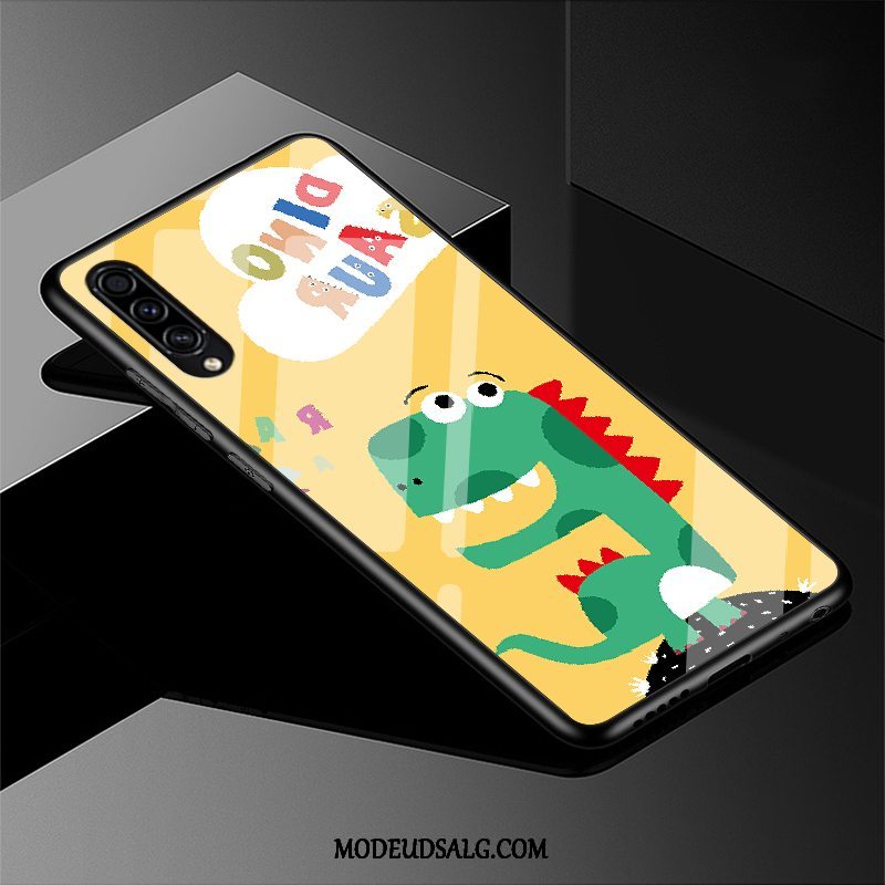 Samsung Galaxy A30s Etui / Cover Cartoon Beskyttelse Silikone Lyserød