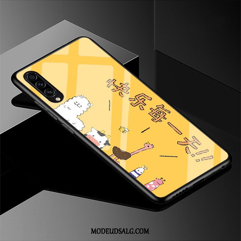 Samsung Galaxy A30s Etui / Cover Cartoon Beskyttelse Silikone Lyserød