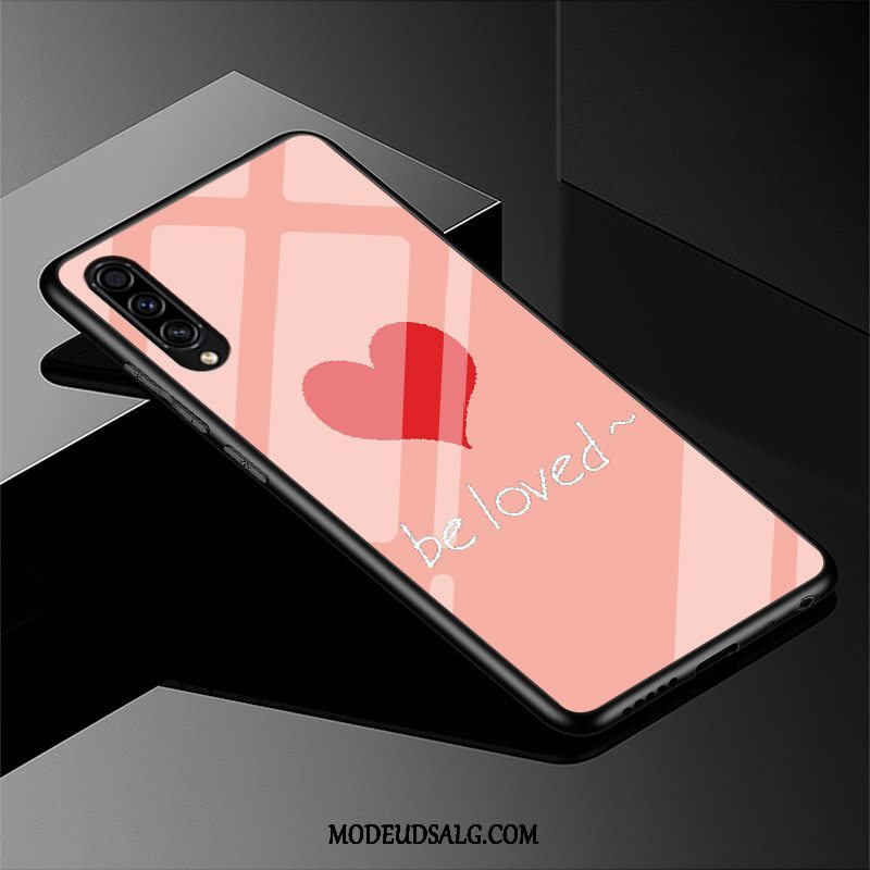 Samsung Galaxy A30s Etui / Cover Cartoon Beskyttelse Silikone Lyserød