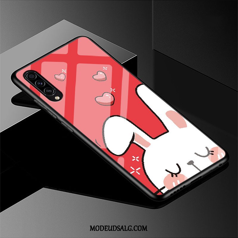 Samsung Galaxy A30s Etui / Cover Cartoon Beskyttelse Silikone Lyserød