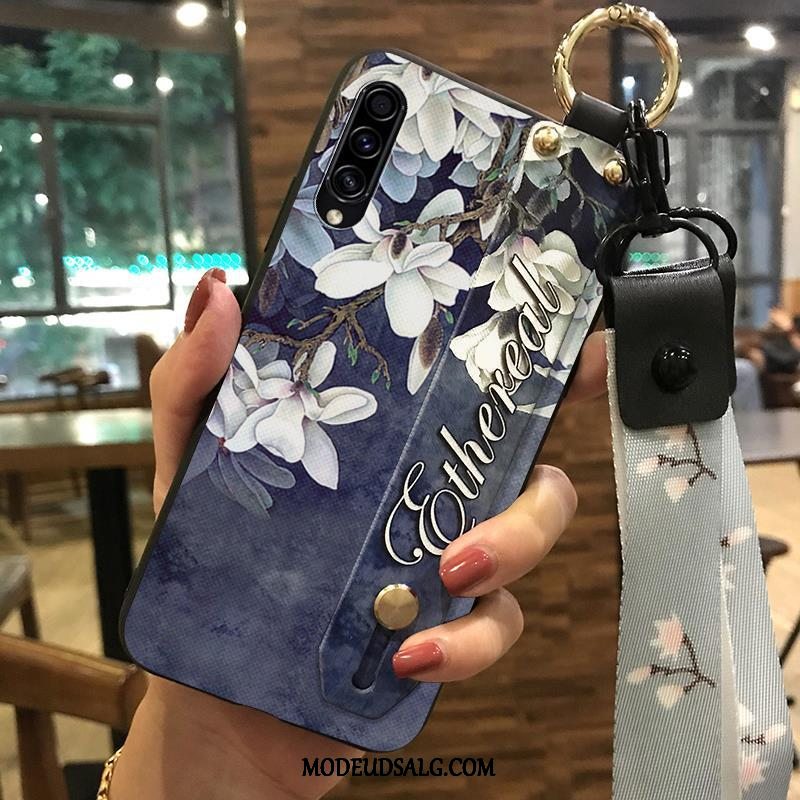 Samsung Galaxy A30s Etui / Cover Lille Sektion Hvid Support Blød Hængende Ornamenter