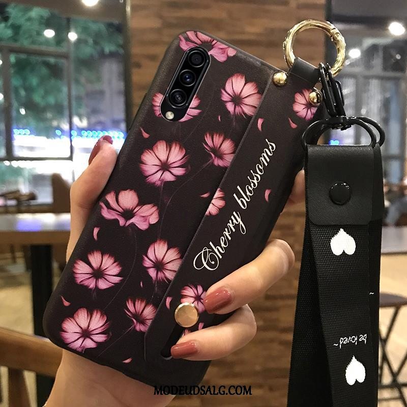 Samsung Galaxy A30s Etui / Cover Lille Sektion Hvid Support Blød Hængende Ornamenter