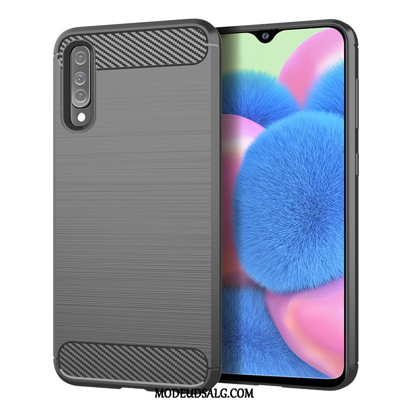 Samsung Galaxy A30s Etui / Cover Mønster Silke Fiber Anti-fald Beskyttelse