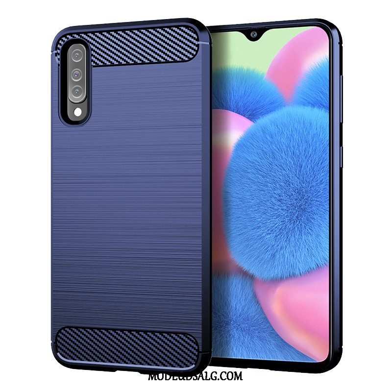 Samsung Galaxy A30s Etui / Cover Mønster Silke Fiber Anti-fald Beskyttelse