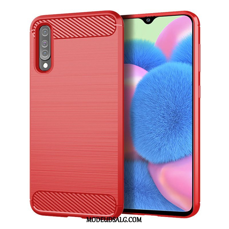 Samsung Galaxy A30s Etui / Cover Mønster Silke Fiber Anti-fald Beskyttelse