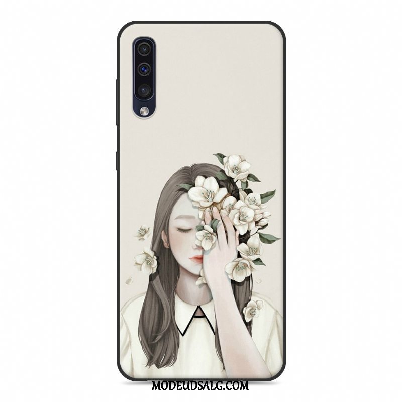 Samsung Galaxy A30s Etui Hvid Beskyttelse Anti-fald Cover Ny