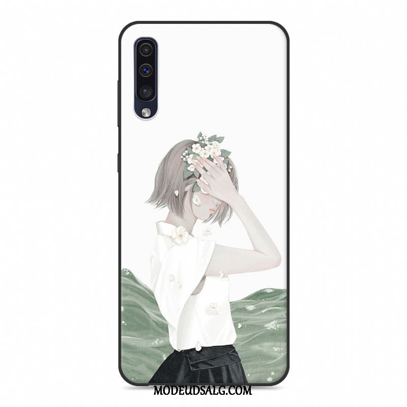 Samsung Galaxy A30s Etui Hvid Beskyttelse Anti-fald Cover Ny