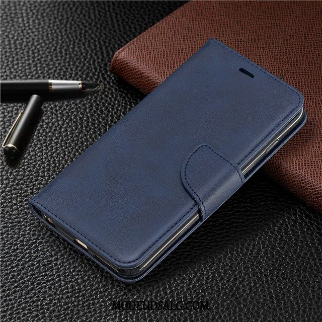 Samsung Galaxy A40 Etui Anti-fald Beskyttelse Silikone Cover Folio