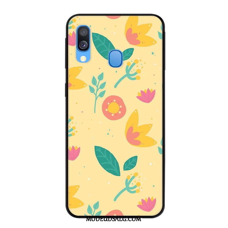 Samsung Galaxy A40 Etui Anti-fald Gul Cover Trend Beskyttelse