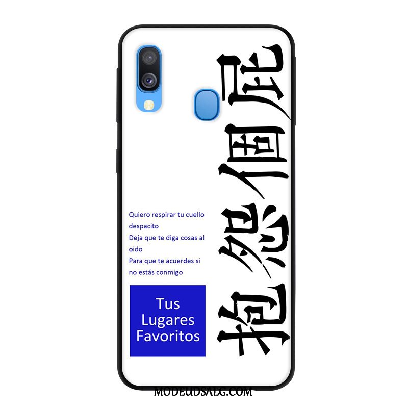 Samsung Galaxy A40 Etui / Cover Beskyttelse Kreativ Af Personlighed Blå