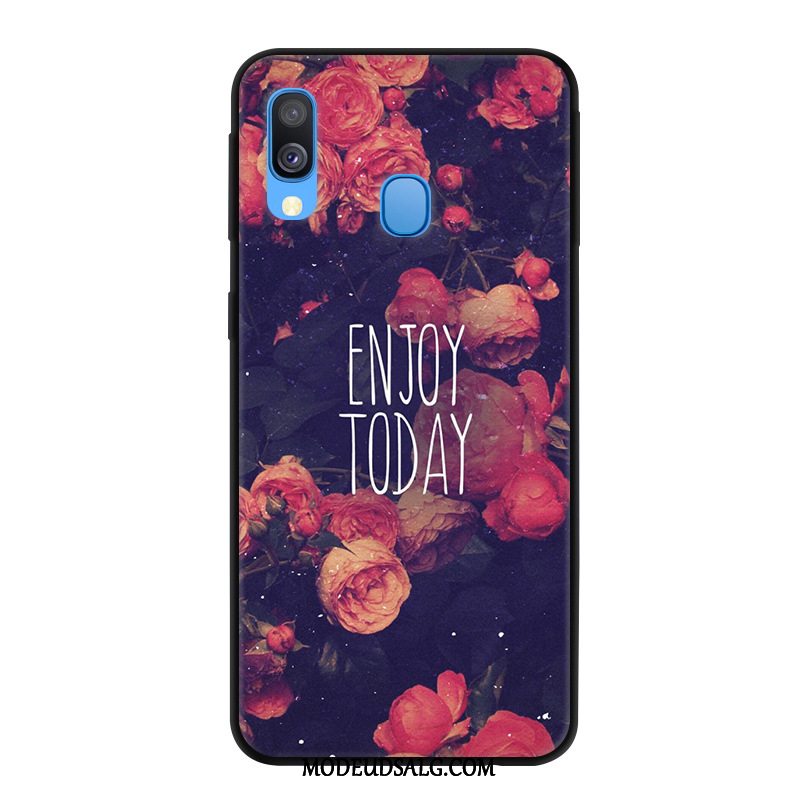 Samsung Galaxy A40 Etui / Cover Beskyttelse Kreativ Af Personlighed Blå