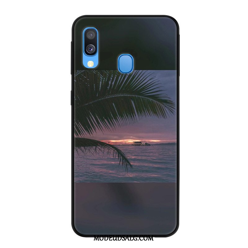 Samsung Galaxy A40 Etui / Cover Beskyttelse Kreativ Af Personlighed Blå